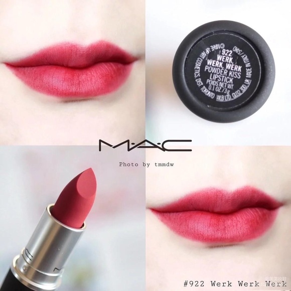 MAC Werk Werk Werk Powder Kiss Lipstick - Brand new in box - unopened - Picture 4 of 7